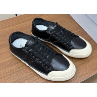 Celine AS-01 Low Lace-Up Celine Alan Women/Men Sneakers in Calfskin Black 2024