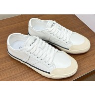 Celine AS-01 Low Lace-Up Celine Alan Women/Men Sneakers in Calfskin White 2024