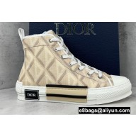 Dior B23 High-Top Sneakers in CD Diamond Canvas 01 2022