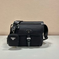 PRADA Re-Nylon shoulder bag 1BD994 BLACK 2023