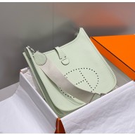 Hermes Evelyne III PM Bag in Togo Leather vert fizz