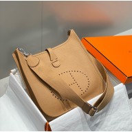 Hermes Evelyne III PM Bag in Togo Leather chai
