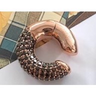 Fendi Fendioops Earrings Pink Gold