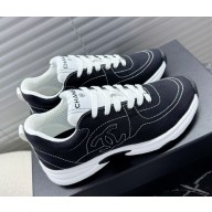 Chanel cotton sneakers black G46084 1113-2025