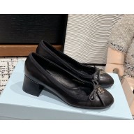 Prada Nappa leather Mary Jane pumps black 1111-2025