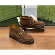 Gucci Horsebit ankle boot in brown 2024