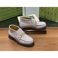 Gucci Horsebit ankle boot in grey 2024