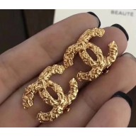 Chanel Vintage CC Earrings Gold 2018