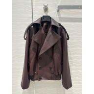 LOEWE Balloon jacket in nappa lambskin Dark Chocolate 2024