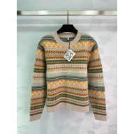 LOEWE Sweater in cashmere Beige/Multicolor 2024