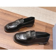 Prada Brushed leather loafers 1D329N black 2024
