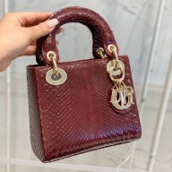 Lady Dior Python Mini Bag 12