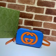 gucci Interlocking G mini bag 658230 blue 2021