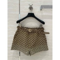 GUCCI Embroidered GG canvas shorts 2025