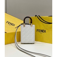 FENDI MINI SUNSHINE SHOPPER white 2023