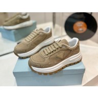 Prada PRAX 01 suede sneakers 1E621N clay 2024