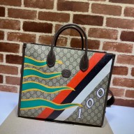 gucci Medium tote with geometric print 674148