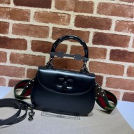 gucci so black bag with bamboo 681344