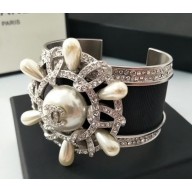 Chanel Cuff  A58430 Black/Silver 2018