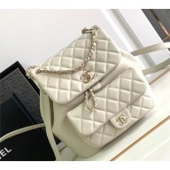 chanel medium calfskin duma backpack off white AS3618 2023