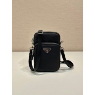 PRADA BLACK Re-Nylon smartphone case 2ZT024 2023
