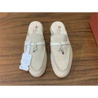 Loro Piana Babouche Charms Walk Loafers IN Suede Goatskin 05 2024