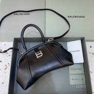 balenciaga editor black calfskin small bag 2022