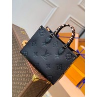 louis vuitton OnTheGo MM tote bag m58522 black