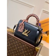 louis vuitton Fall 2021 twist MM EPI BAG M58568 BLACK