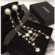 Chanel Earrings A58096 Pearly White 2018