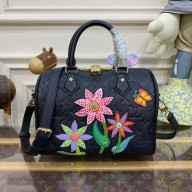 LV x YK Speedy Bandoulière 25 M46415 BLACK 2023
