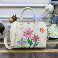 LV x YK Speedy Bandoulière 25 M46415 WHITE 2023