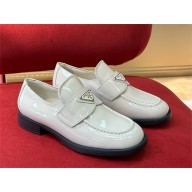 Prada Patent leather loafers 1D329N WHITE 2024