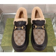Gucci Wool Shearing Fur Loafer with Horsebit 04 2023