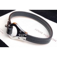 Louis Vuitton Archive Leather Bracelet Black