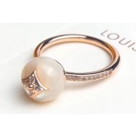 Louis Vuitton B Blossom Ring White/Pink Gold