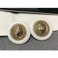 Chanel ResinEarrings A58745 White & Black 2018