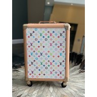 LV x TM Multicolored Monogram coated canvas Rolling Trunk M13740 2025