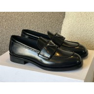 Prada Brushed leather loafers BLACK 1D238M 2023