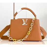 louis vuitton Capucines MM bag M21652 tan 2023