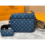 LOUIS VUITTON Trio Messenger Bag M46604 blue 2023