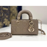 dior Micro Lady D-Joy Bag in Aesthetic Beige Cannage Lambskin 2023