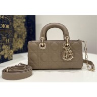 dior small Lady D-Joy Bag in Aesthetic Beige Cannage Lambskin 2023
