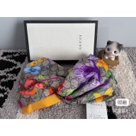 gucci GG Flora print silk headband