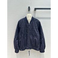 Moncler navy blue bomber jacket 2024