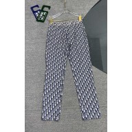 dior pants in Blue and Ecru Technical Taffeta Jacquard 2024