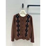 MIU MIU Cashmere knit cardigan caramel 2024