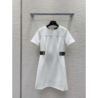 LOUIS VUITTON Anchor Button Martingale Dress 1AFCGF 2024