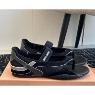 Miu Miu mesh & suede flip sandals 01 2025