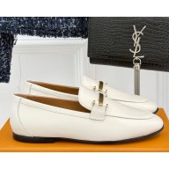 Tod's Loafers in Leather with clamp white 2025